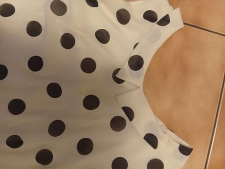 Bodková kvalitná blúzka, ako nová, 46