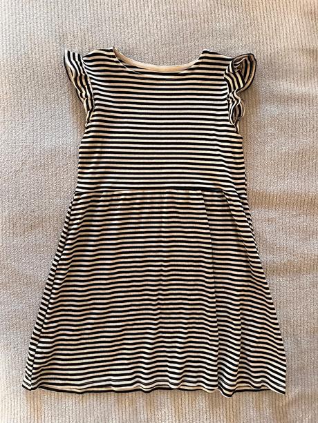 Pásikavé šaty, h&m,134