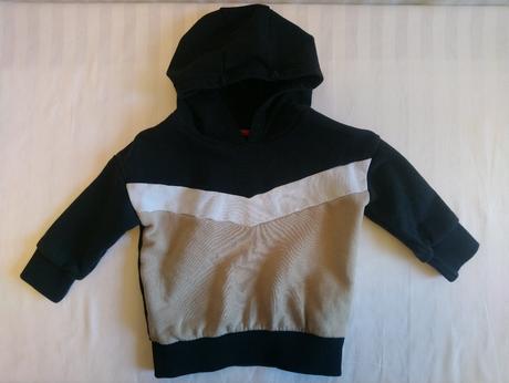 Detská čierna mikina s kapucňou, next, 86-92 cm, next,92