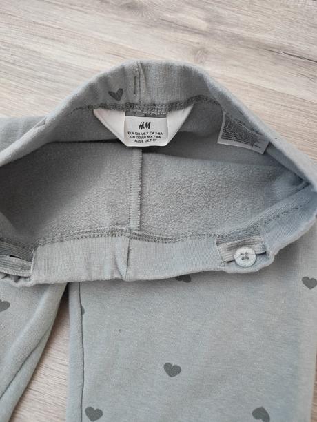 Dievčenské legíny - zateplené, h&m,128