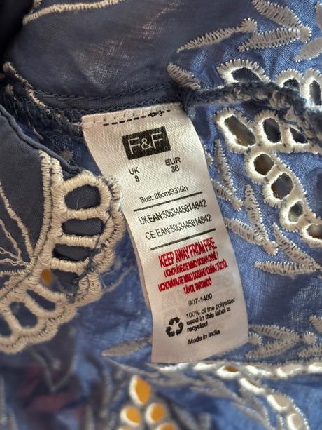 Krajkovaná blúzka, f&f,xs
