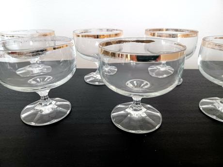 6 pohárov na stopke 2dcl, 