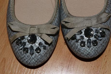 Štýlové balerínky s kamienkami, f&f,41