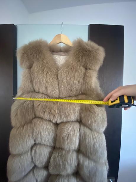 Luxusná vesta z pravej kožušiny, 