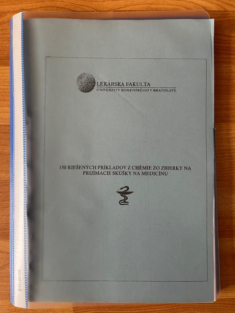 Riešené príklady na prijímačky na medicínu, 