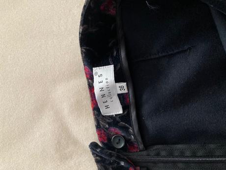 Zamatová sukna, h&m,36