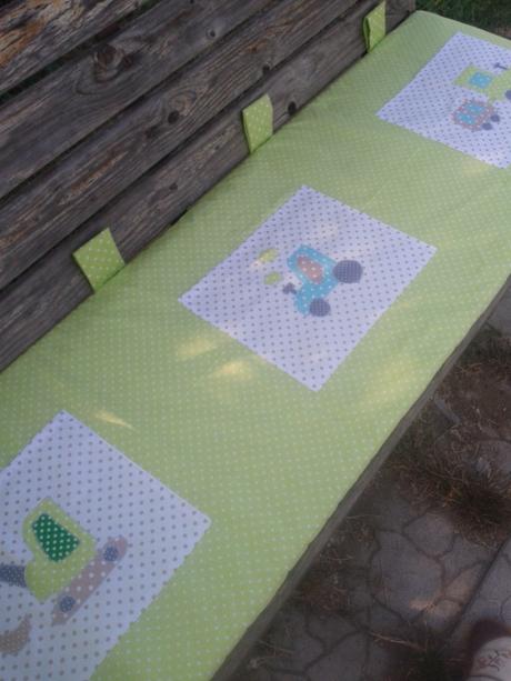 Zásteny za posteľ 200 x 50 s aplikáciou, šírka (cm): 50,dĺžka (cm): 200