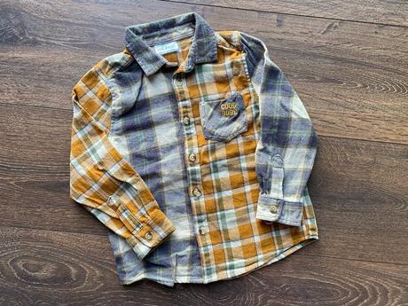 Košeľa žltá flanelová, pepco,98