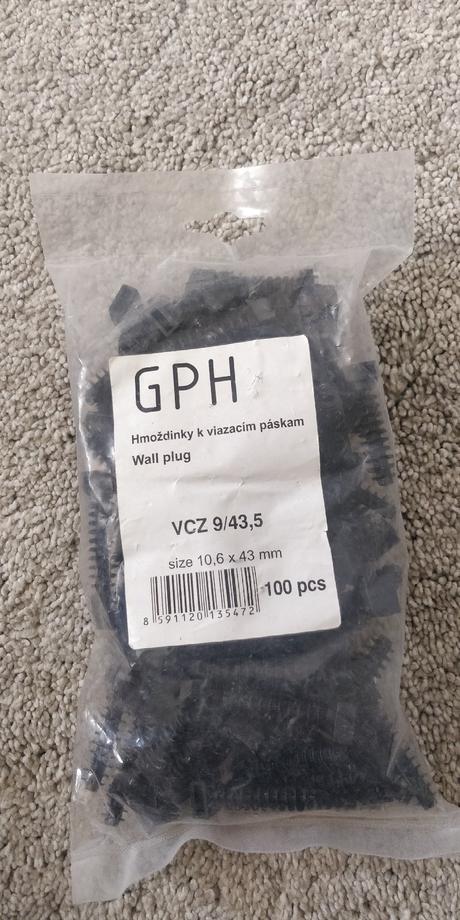 Hmozdinky k viazacim paskam, 