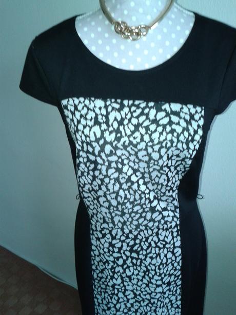 Čierno-biele šaty f&f veľ. 38, f&f,38