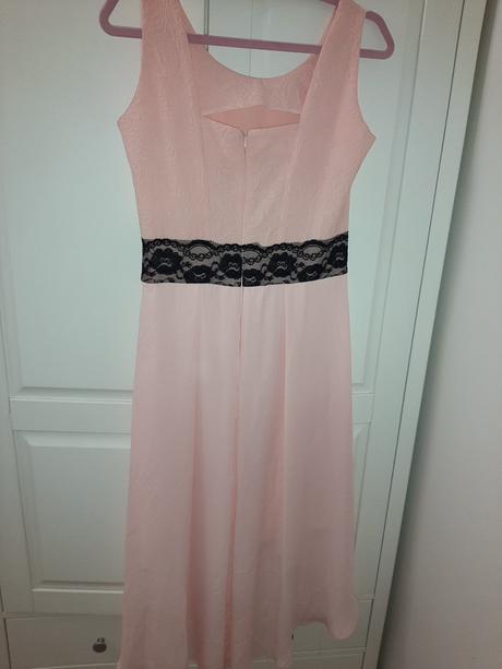 Marhuľkové spoločenské šaty rouge, m