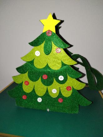 Filcovy vianočný stromček /taška,