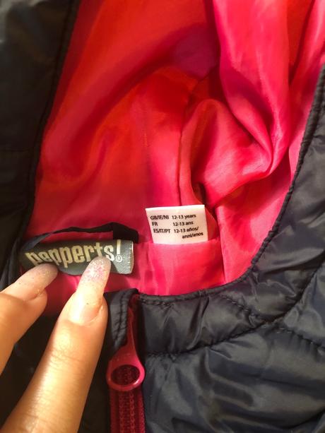 Detská dievčenská zimná bunda, pepperts,158