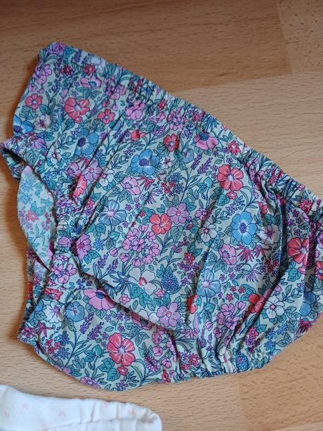 2x šortky + 2x gatky na plienku v.62 / 1-3mesiace, 62