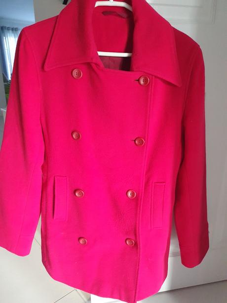 Odemat senec rúžový flaušový kabát, 40
