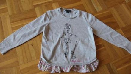 Ralph lauren girl&dog luxusny sveter 4r., ralph lauren,110