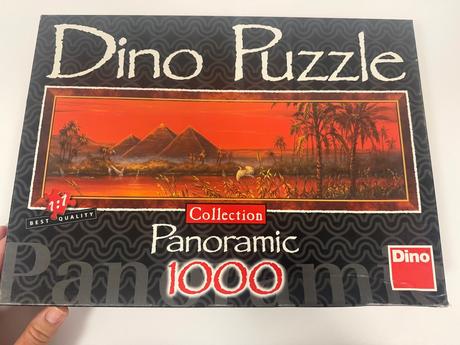 Panoramatické puzzle pyramídy v egypte, 