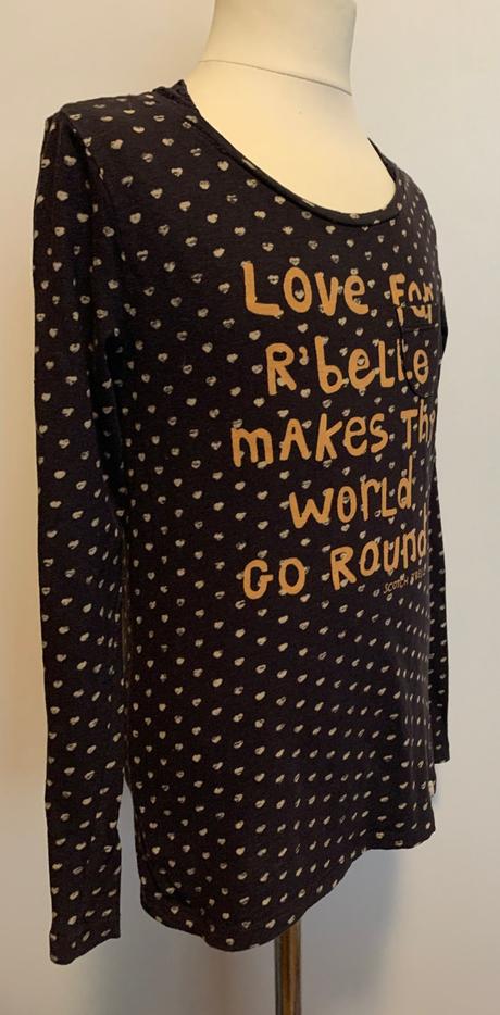 Scotch rbelle tričko s nápisom, 140