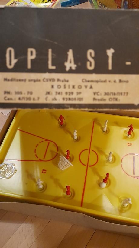 Retro hra basketbal chemoplast, 