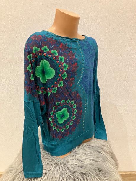 Dievčenské tričko vzorované desigual (104), desigual,104