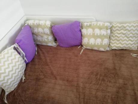 Mantinel do postieľky, šírka (cm): 40,dĺžka (cm): 40