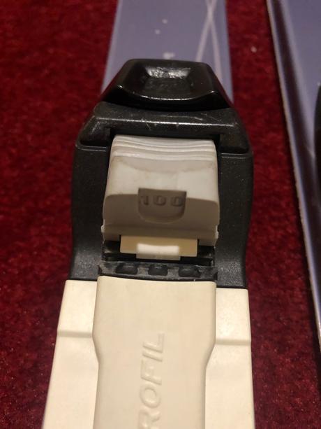 Bezky pre deti vel 125 cm, atomic