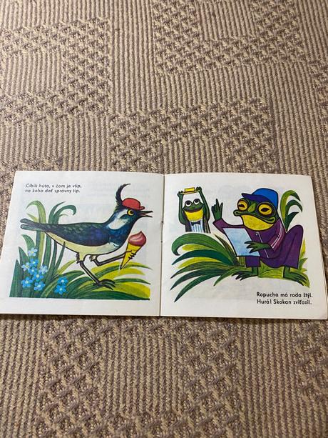 Krásna mini knižka skokanské preteky,