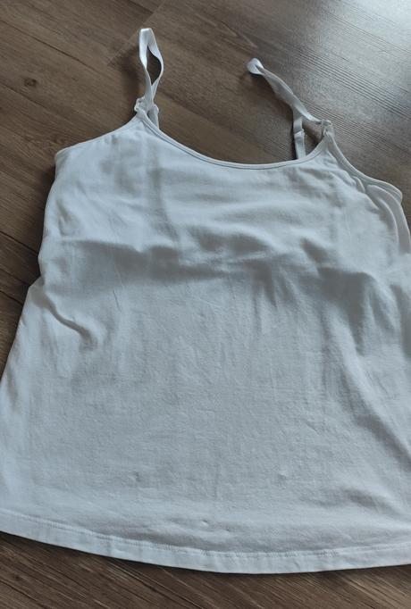 Tehotenské tričko biele, bonprix,m