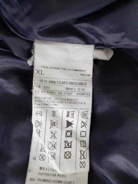 Zimna bunda, benetton,152