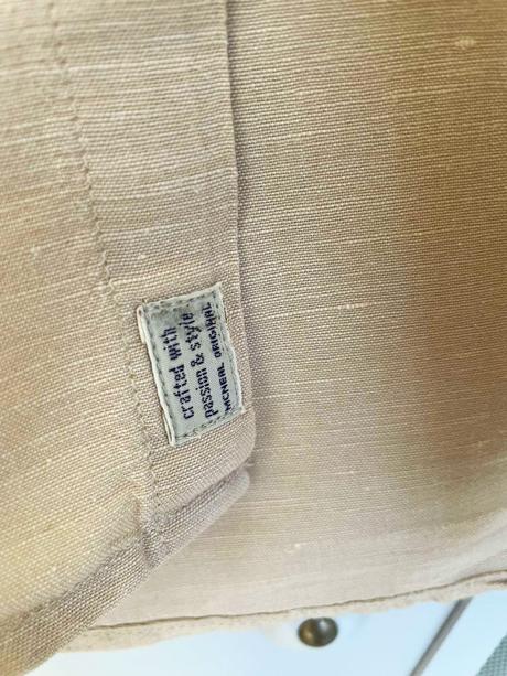 Ľanová košeľa so stojačikom, xl