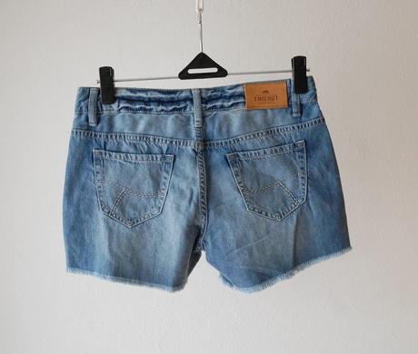 Štýlové rifľové šortky, timeout,s