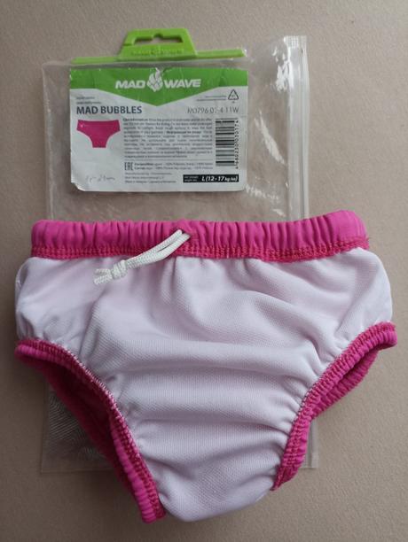 Detske mad bubbles plavky s plienkovou podsivkou, m