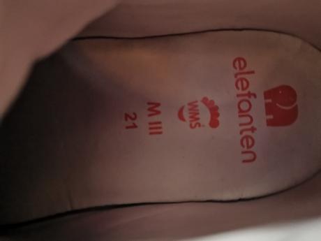 Topánky elefanten pre dievčatko, č 21, elefanten,21