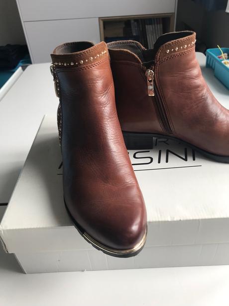 Kožené topánky caprice, 39