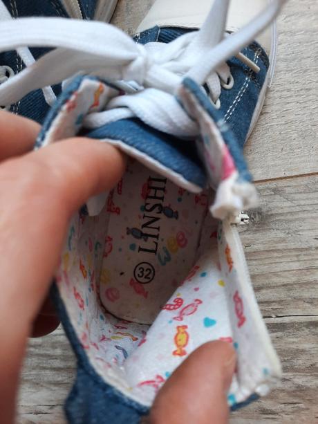 Riflové tenisky vn.dlžka 19,5 cm, 32