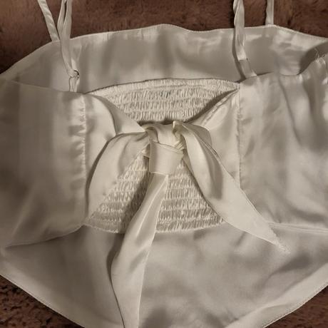 Xs/s satenovy crop top, stradivarius,xs