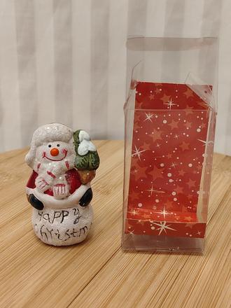 Nová zberat retro vianočná figúrka snehuliak santa,