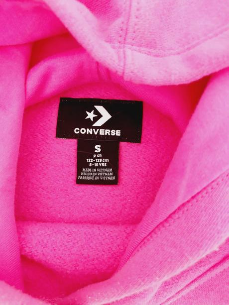 Dievčenská crop mikina convers, converse,128