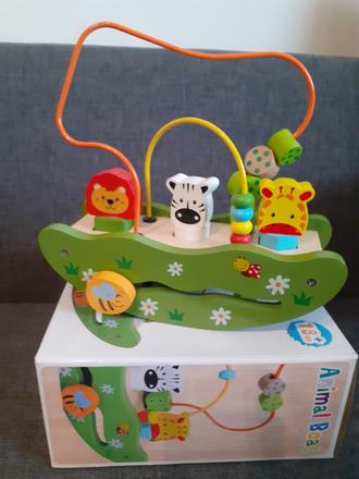 Hracka lod zo zvieratkami hlavolam,