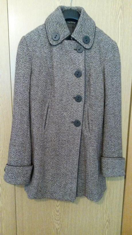 Hnedo bezovy kabat, promod,s