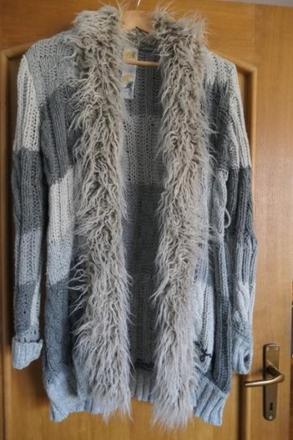 Desigual krasny nadcasovy kardigan vel. s-l, desigual,m