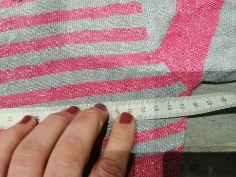 Lurex pásik. šaty george s mašľou, v140-146,10-11r, george,140