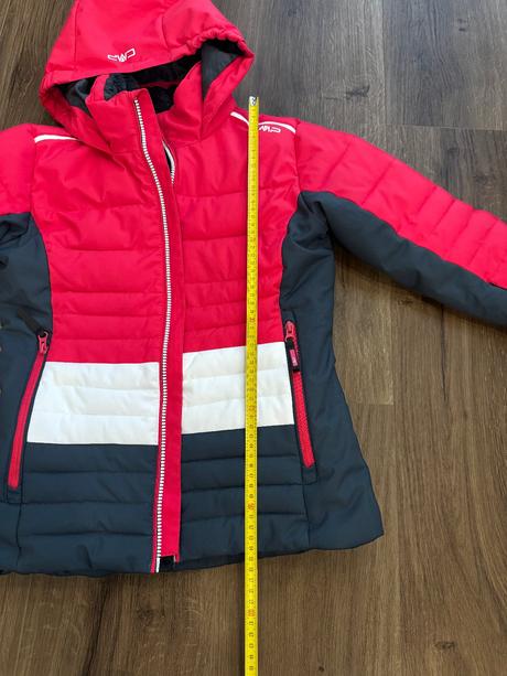Detská lyžiarska bunda s kapucou, cmp,140