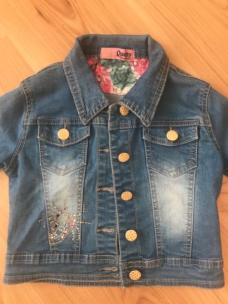 Dievčenská rifľová bunda, 116