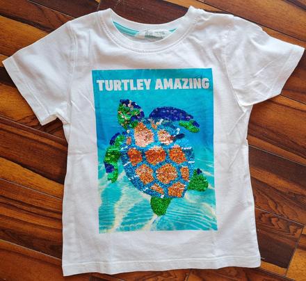 Triko s meniacou korytnackou, h&m,104