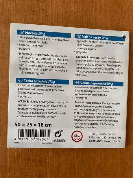 Taška / ľadvinka pre psa,