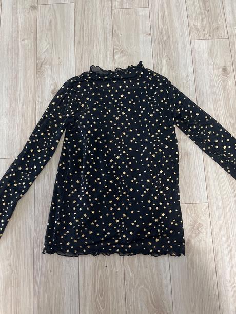 Sifonova bluzka so zlatymi hviezdickami 2v1, 164