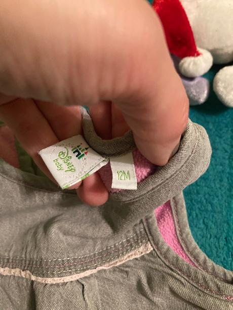 Zateplene saty s macickou, disney,86