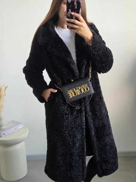 Čierny kabátik 38, f&f,38