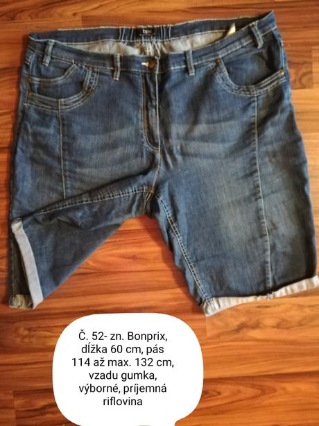 Riflľové kraťasy 52, bonprix,52